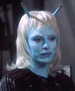 Lieutenant Talas, an Andorian female (2153)