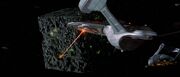 USS Enterprise-E engages Borg at 001