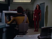 Worf and K'Ehleyr in the tactical room of the Enterprise-D.jpg (354 KB) Enterprise-D Tactical Room TNG: "The Emissary"