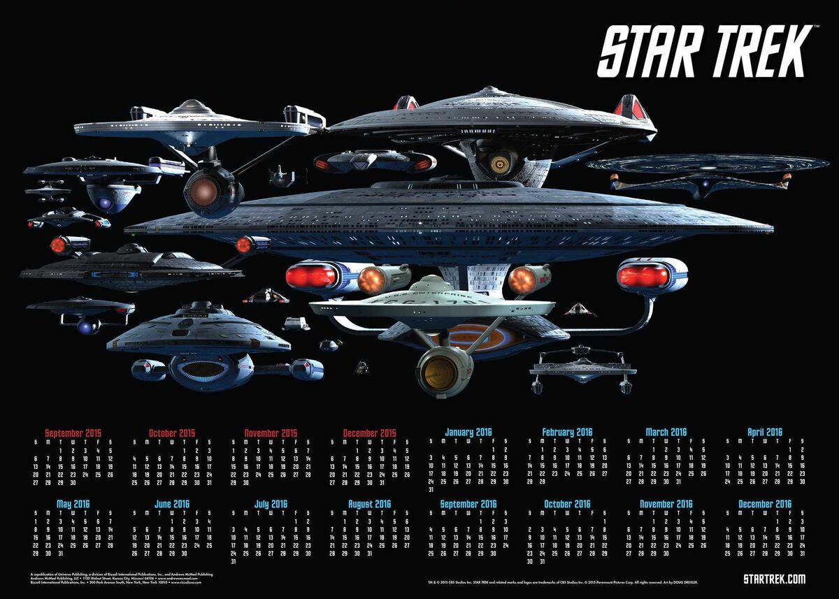 Star Trek Calendar Posters Memory Alpha Fandom