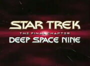 The Final Chapter title