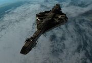 An Enolian prison ship
