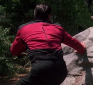 Stunt double for Jonathan Frakes TNG: "Gambit, Part I" (uncredited)
