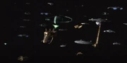 Flota Estelar y Romulana atacan plaformas Cardassianas 