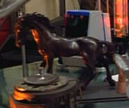 A horse statue of Leonardo da Vinci