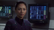 Hoshi Sato at her bridge station