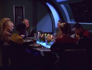 Abendessen der Führungsoffiziere mit Mabus
