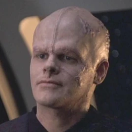 P'Chan aboard Voyager in 2376