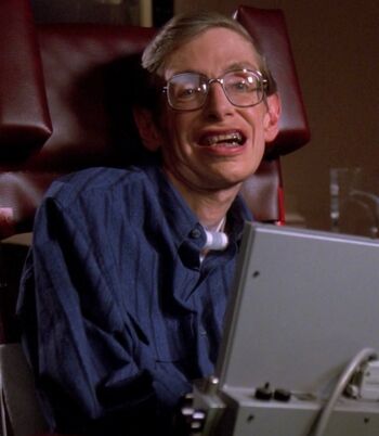 Holographic recreation of Stephen Hawking
