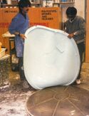 USS Enterprise-D studio model mold and cast