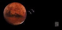 Sześcian Borg przebił się przez perymetr obronny Marsa