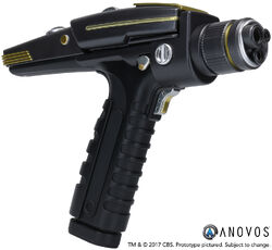 Anovos phaser pistol prop replica