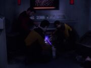 Riker Data La Forge auf der Vico