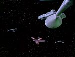 Romulans surround the Enterprise-2