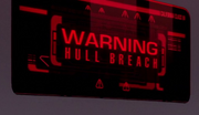 Hull breach warning