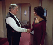 Scott and Troi deleted scene from Relics