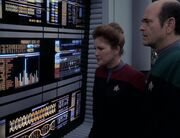 Janeway and the Doctor - Tachyons