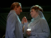 Odo and Lwaxana Troi married