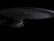 USS Enterprise-D driftet