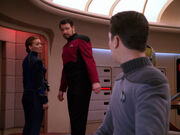 Riker promises to rescue Beverly