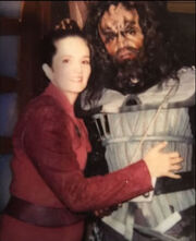 Robin Morselli and a Klingon