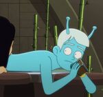 Cerritos Andorian ops ensign 1, relaxing