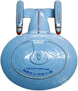 Painted die-cast USS Enterprise-D prototype