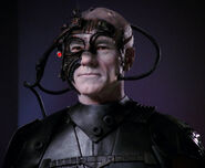 Locutus of Borg (TNG: "The Best of Both Worlds", "The Best of Both Worlds, Part II", DS9: "Emissary", Star Trek: First Contact)