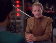 Odo talks to Julian Bashir