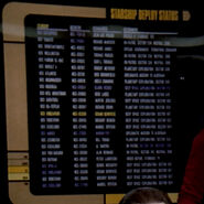 Starbase 74 is listed on a Starship Deploy Status chart, 2365