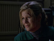 Ensign Wildman records a goodbye message to Naomi