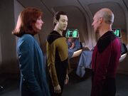 Picard confronts Data in sickbay