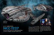 Star Trek Discovery Official Starships Collection page spread