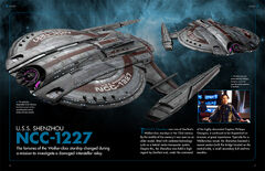Star Trek Discovery Official Starships Collection page spread
