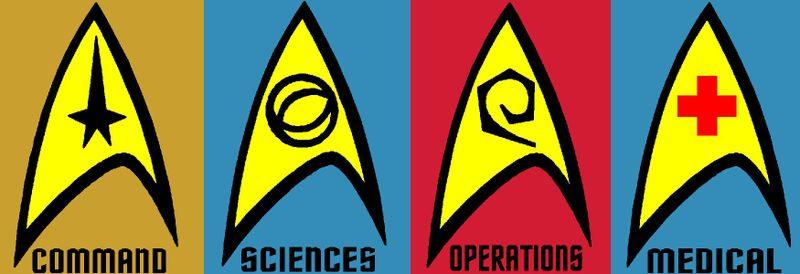 do star trek uniform colors mean