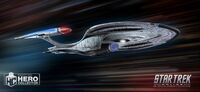 Eaglemoss USS Enterprise-F STO promo