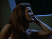 Janeway in her quarters