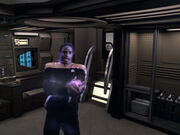 Tuvok injured by the Ba'Neth