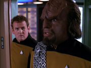 Worf and O'Brien, 2366