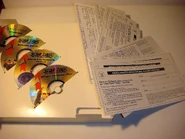 Contents of the set, including rebate offers