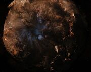 Vulcan consumed by black hole