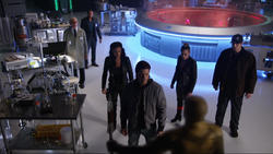 The Legends face Thawne in Doomworld STAR Labs reactor