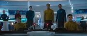 USS Enterprise bridge crew 2263