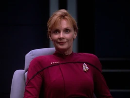 Fleet Admiral Beverly Crusher in 2399