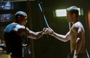 John Diggle and Oliver Queen