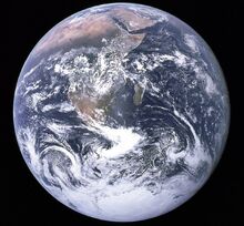 Earth from orbit.