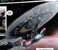 ISS Enterprise in the mirror universe.