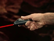 Type-1 phaser, precision targeting with the flip-up sight