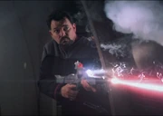 A type 3-E phaser rifle being fired