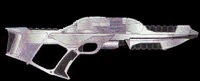 A marine phaser carbine
